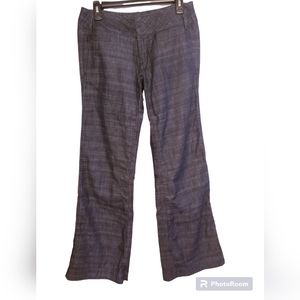 Joe's Wide Leg Inseam Flare Double Hook Button Low Rise Jeans Size 28 EUC